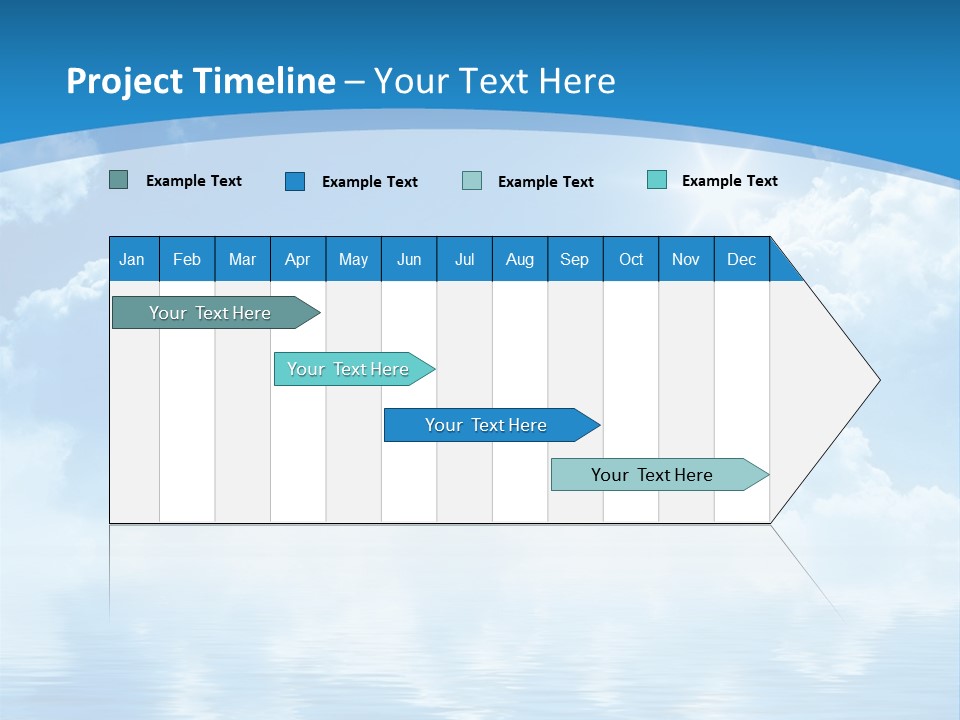 Sunny Cloudy Pure PowerPoint Template