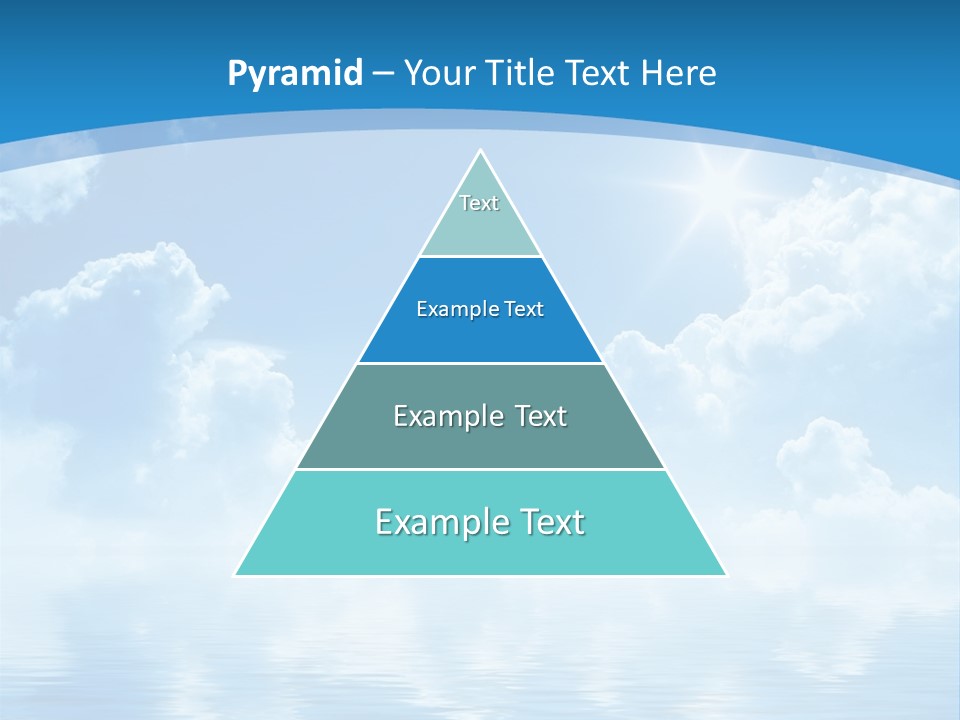 Sunny Cloudy Pure PowerPoint Template