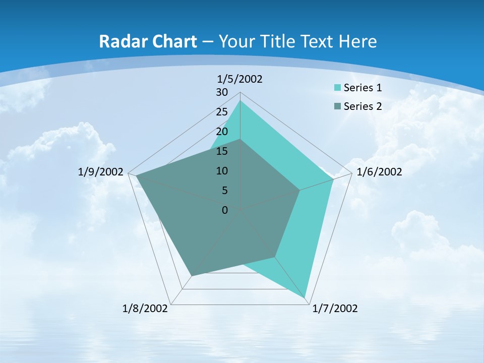 Sunny Cloudy Pure PowerPoint Template