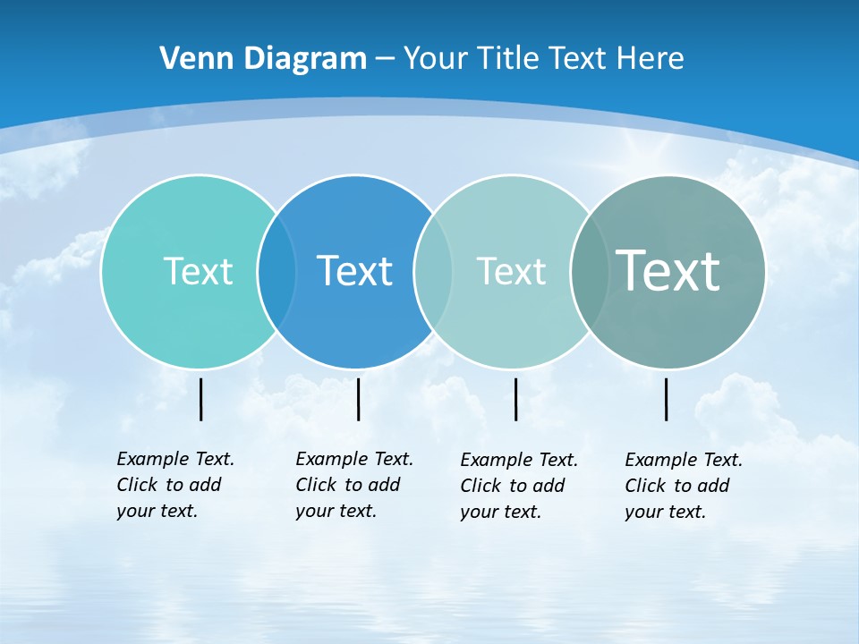 Sunny Cloudy Pure PowerPoint Template