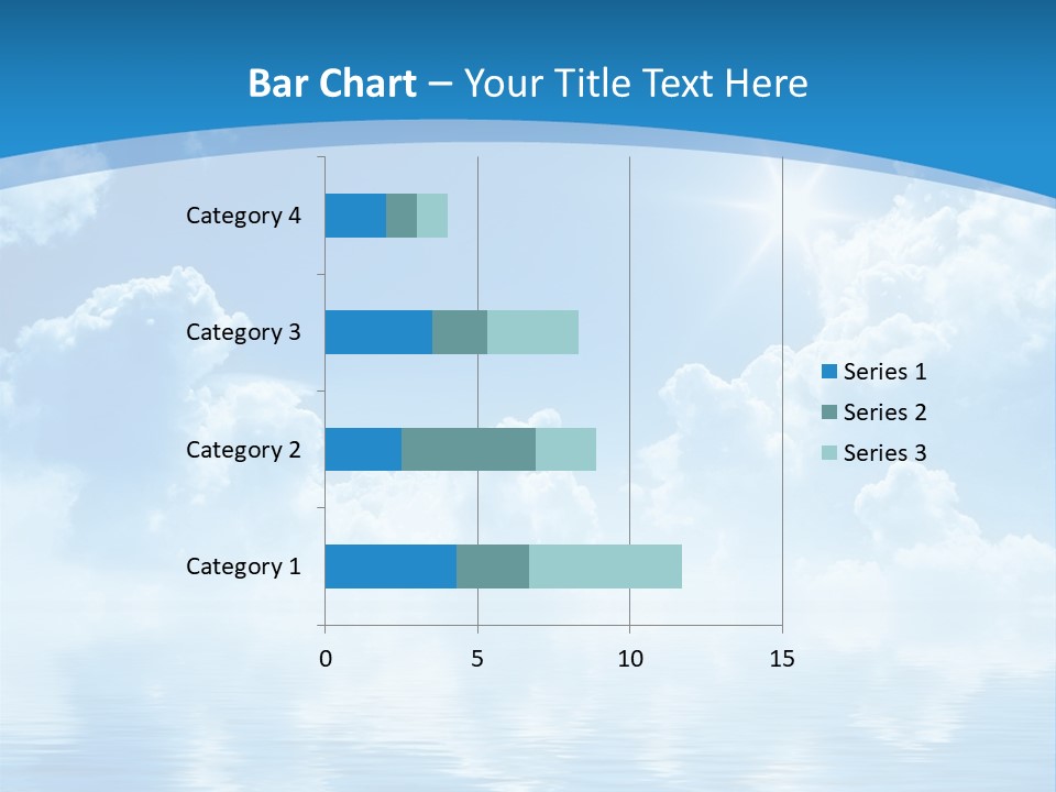 Sunny Cloudy Pure PowerPoint Template
