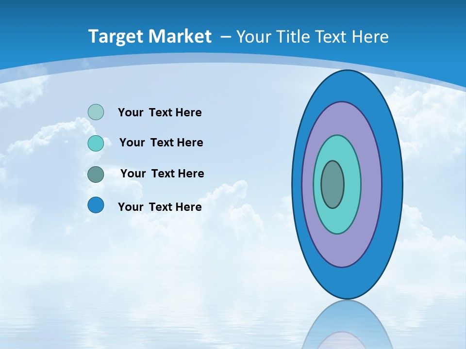 Sunny Cloudy Pure PowerPoint Template