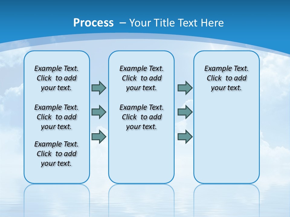 Sunny Cloudy Pure PowerPoint Template