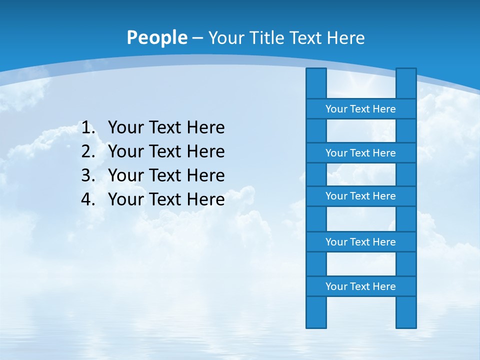 Sunny Cloudy Pure PowerPoint Template
