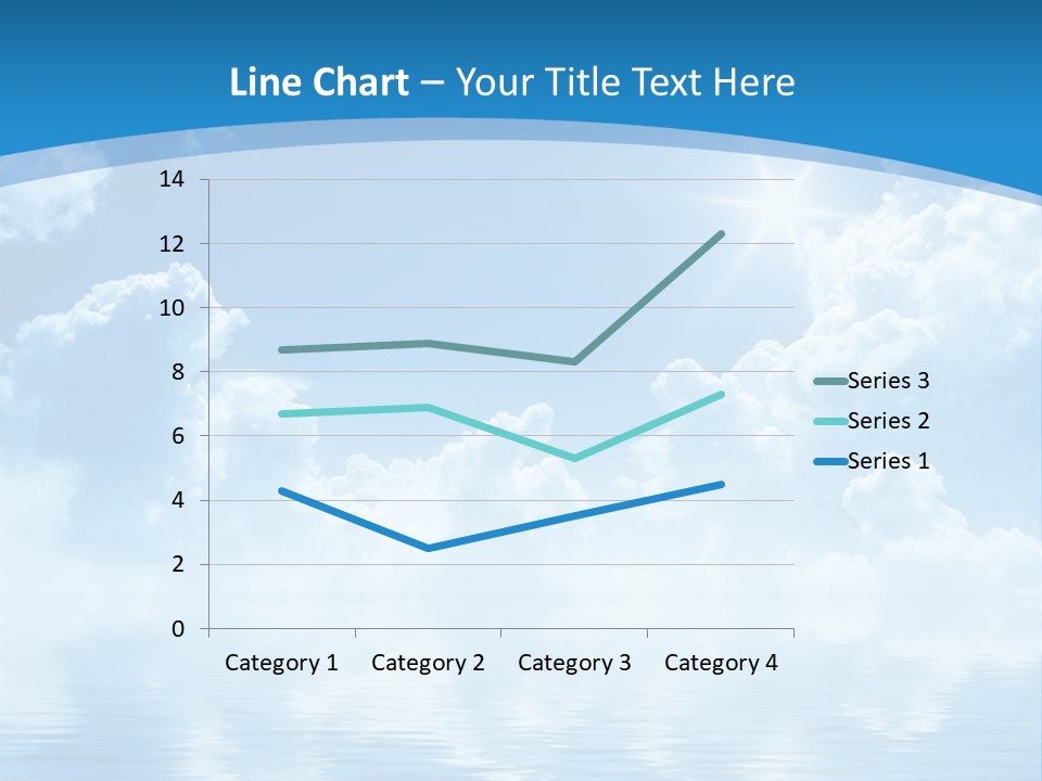 Sunny Cloudy Pure PowerPoint Template