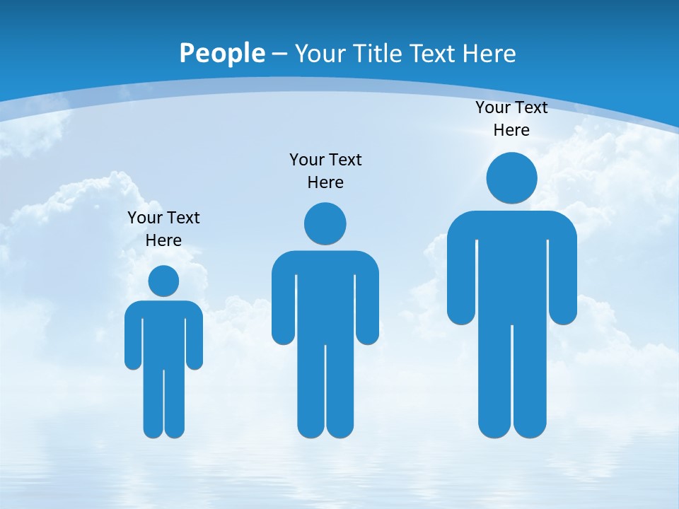 Sunny Cloudy Pure PowerPoint Template