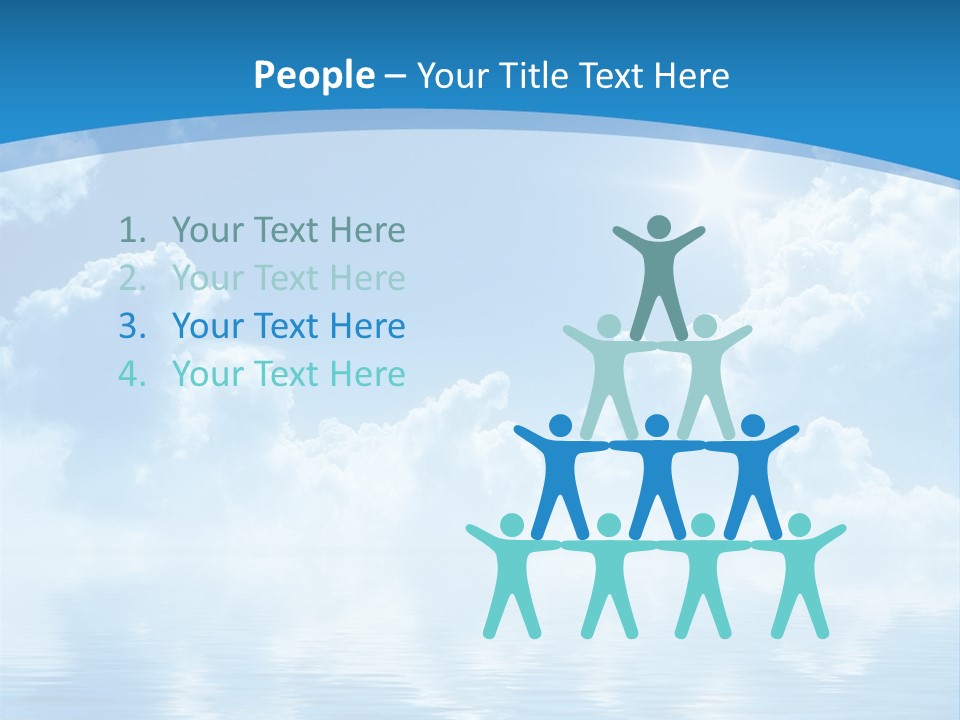 Sunny Cloudy Pure PowerPoint Template