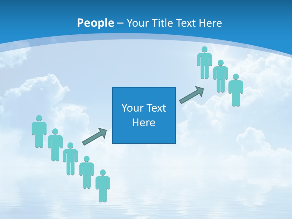 Sunny Cloudy Pure PowerPoint Template