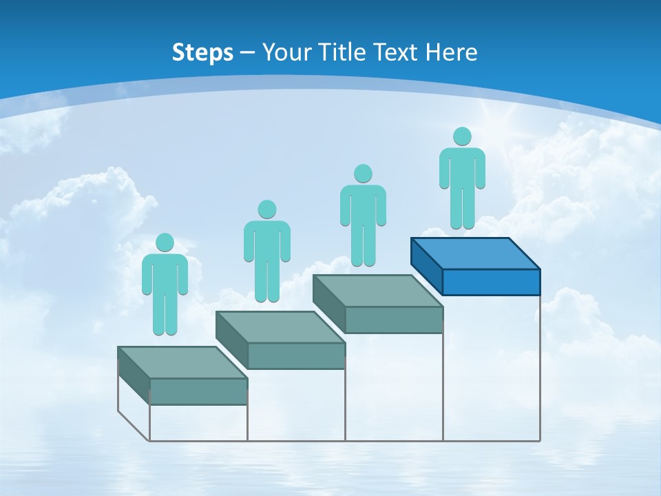 Sunny Cloudy Pure PowerPoint Template