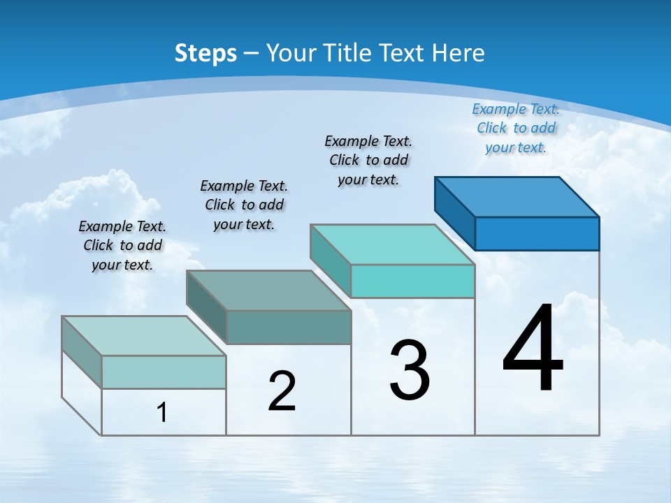 Sunny Cloudy Pure PowerPoint Template