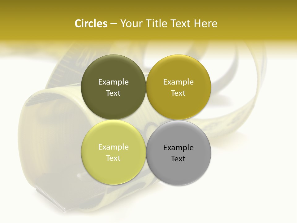 Measure Inch Diet PowerPoint Template