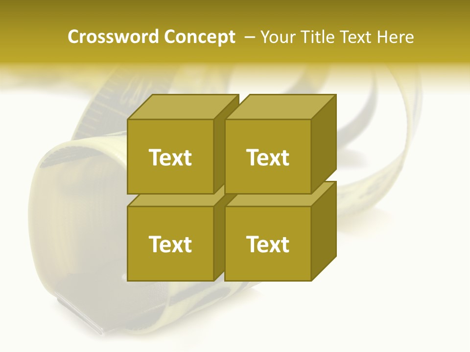Measure Inch Diet PowerPoint Template