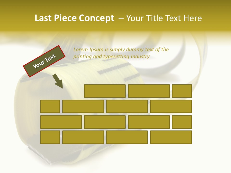 Measure Inch Diet PowerPoint Template