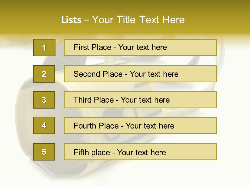 Measure Inch Diet PowerPoint Template