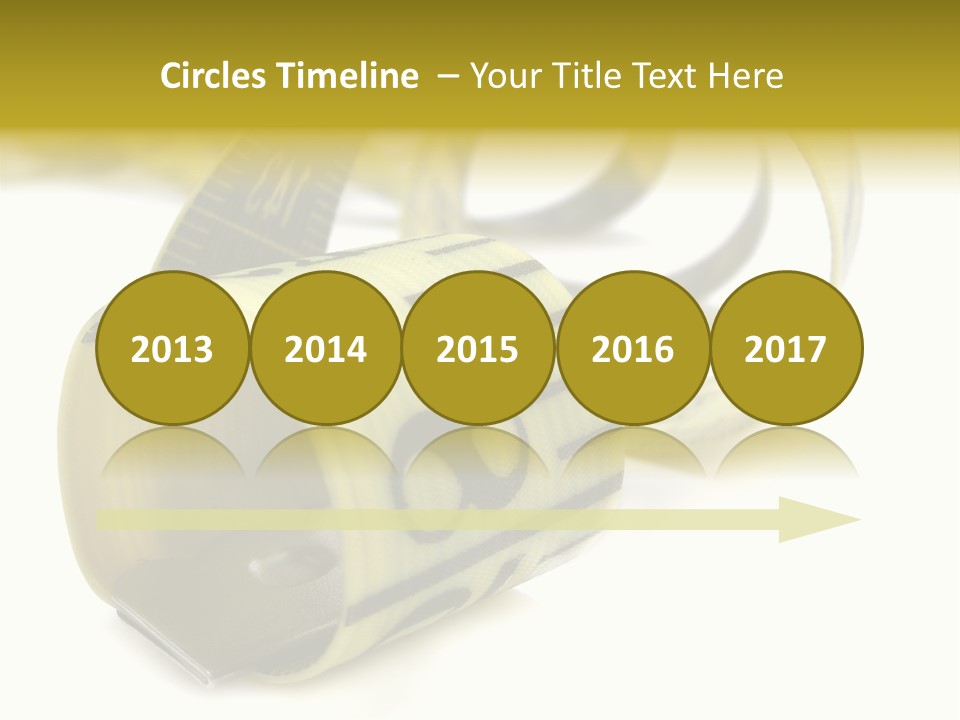 Measure Inch Diet PowerPoint Template