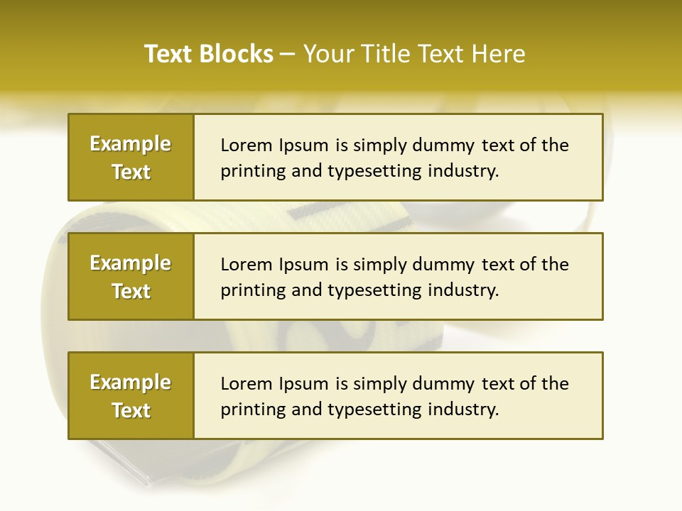 Measure Inch Diet PowerPoint Template