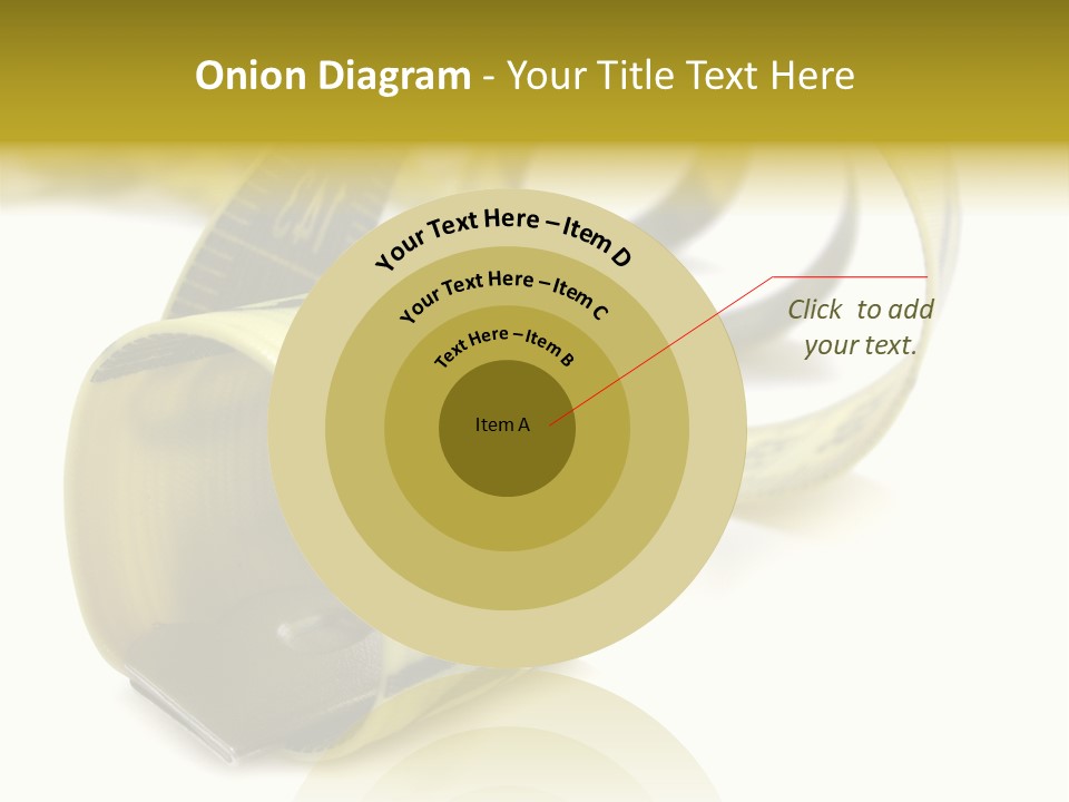 Measure Inch Diet PowerPoint Template