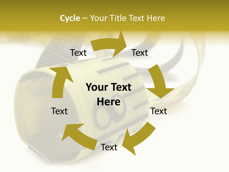 Measure Inch Diet PowerPoint Template