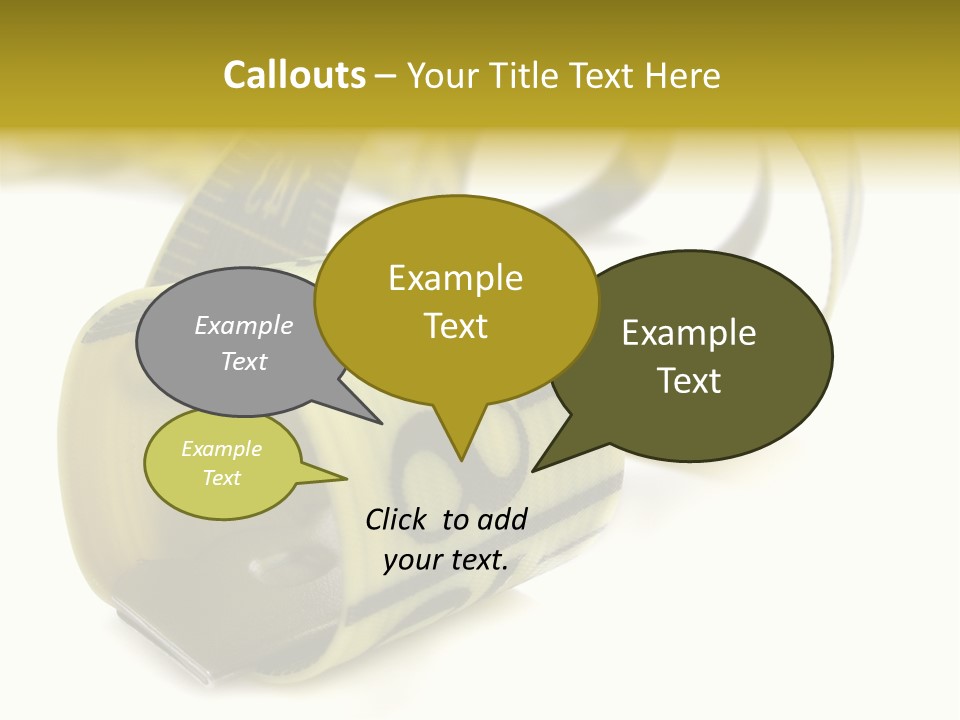 Measure Inch Diet PowerPoint Template