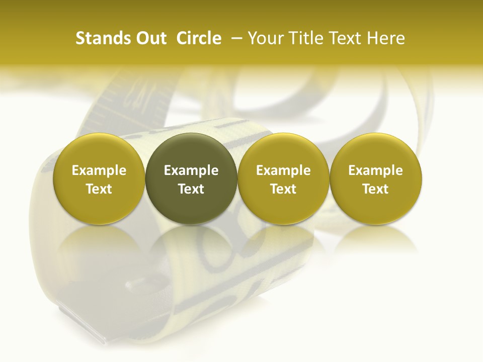 Measure Inch Diet PowerPoint Template