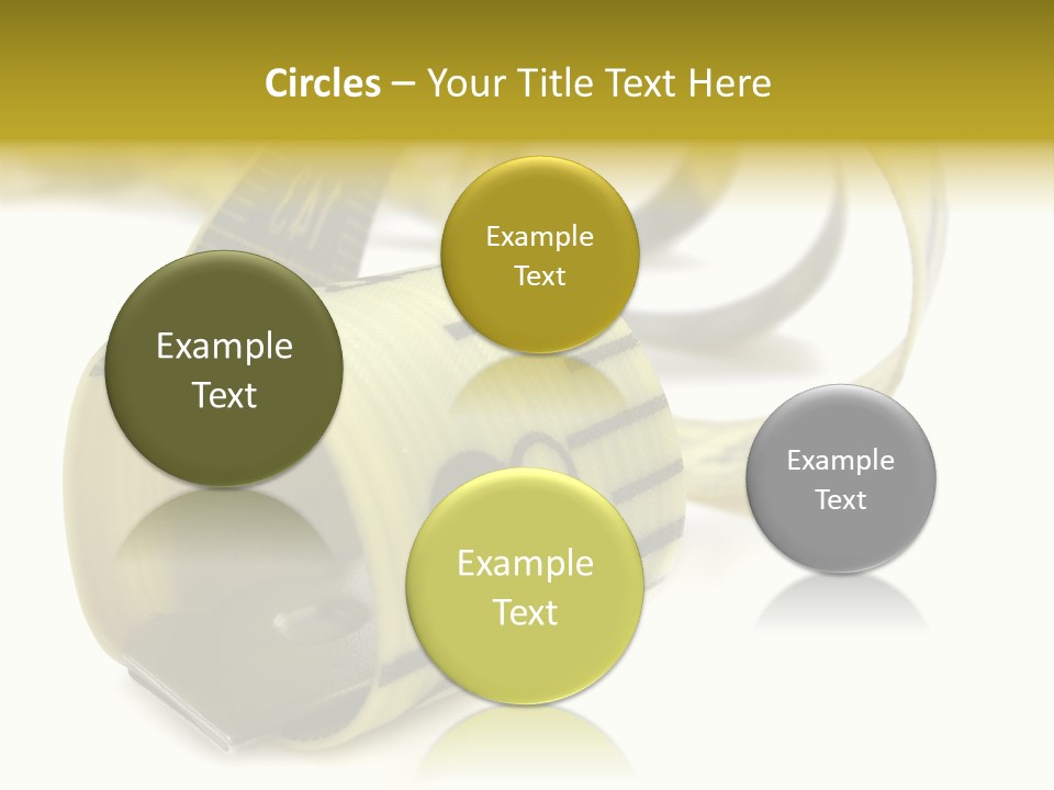 Measure Inch Diet PowerPoint Template