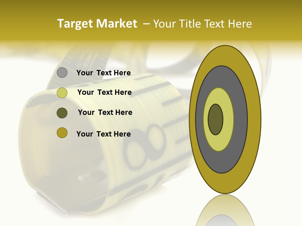 Measure Inch Diet PowerPoint Template