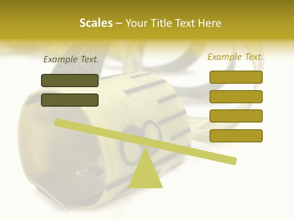 Measure Inch Diet PowerPoint Template