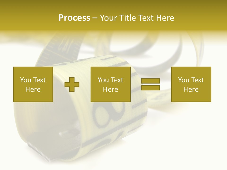 Measure Inch Diet PowerPoint Template