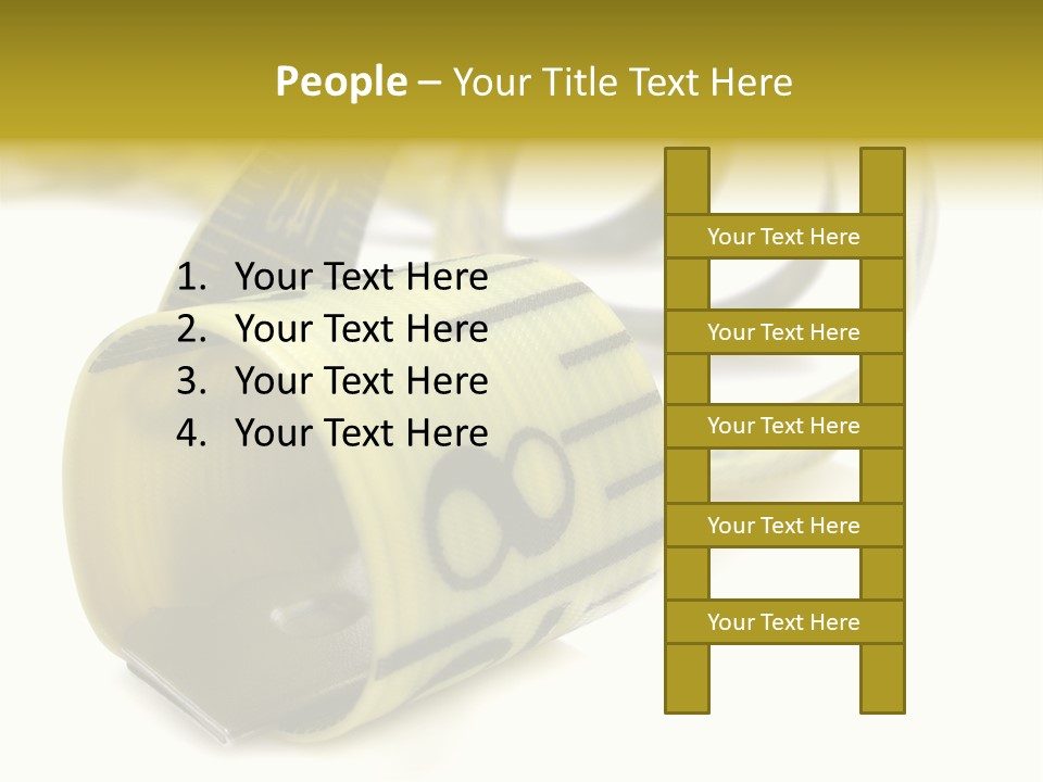 Measure Inch Diet PowerPoint Template