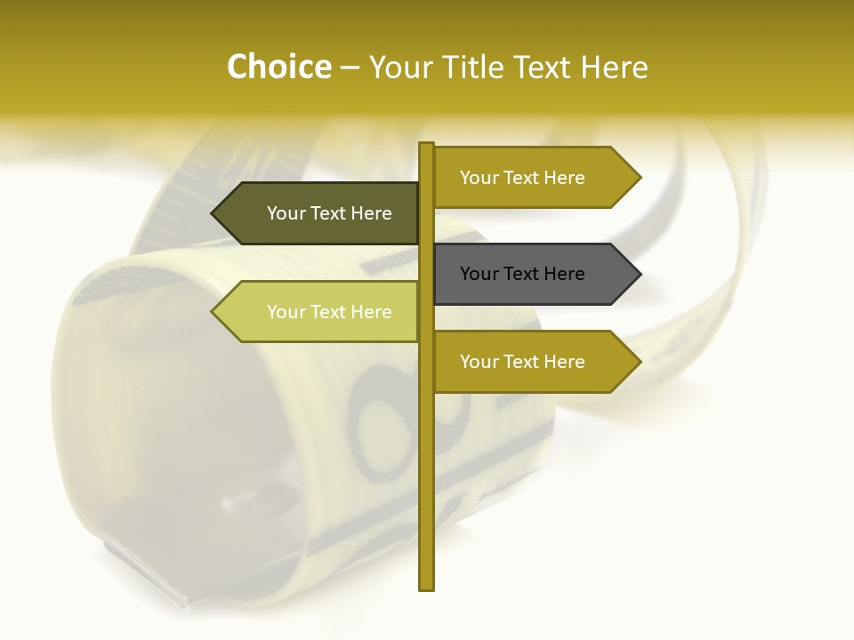 Measure Inch Diet PowerPoint Template