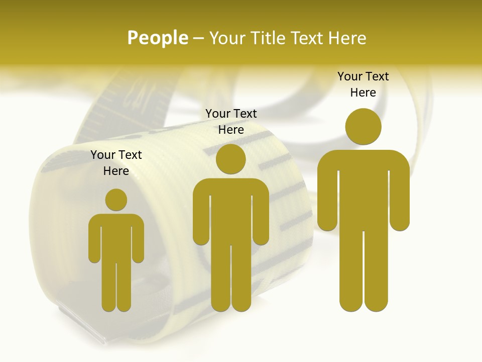 Measure Inch Diet PowerPoint Template