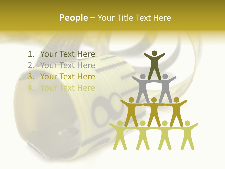 Measure Inch Diet PowerPoint Template