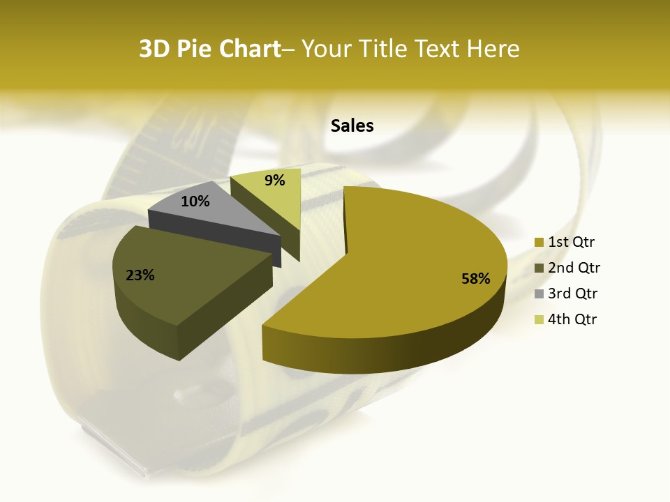 Measure Inch Diet PowerPoint Template