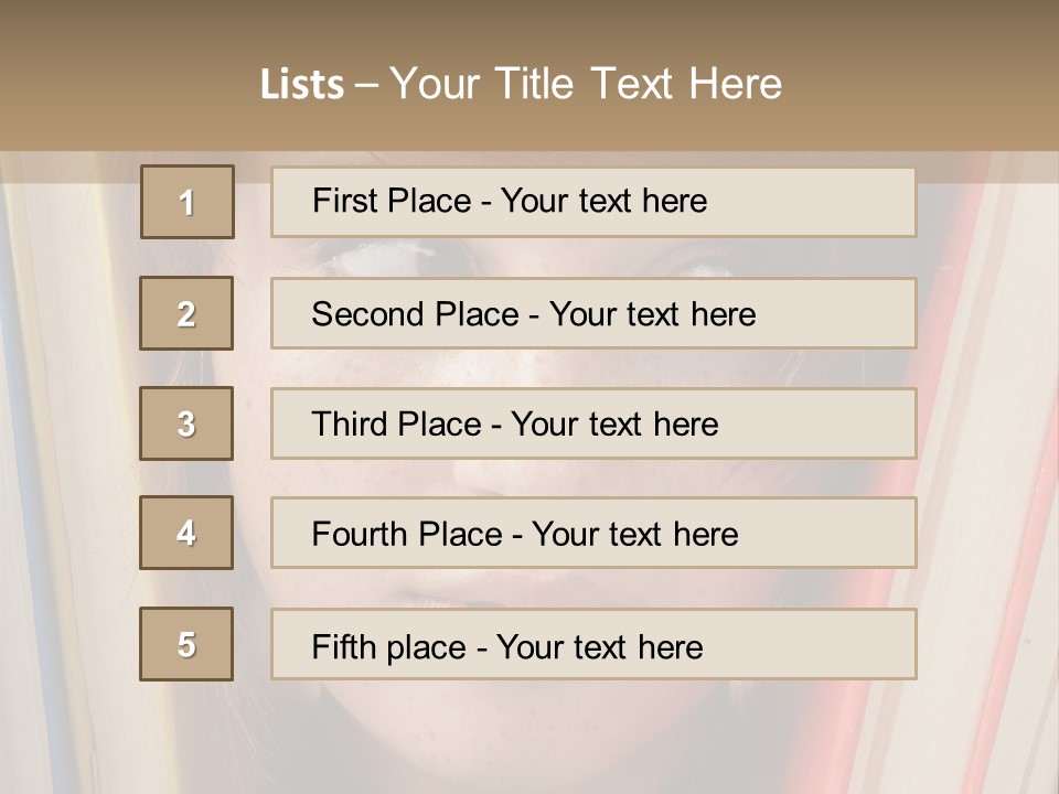 Face Lesson Living PowerPoint Template