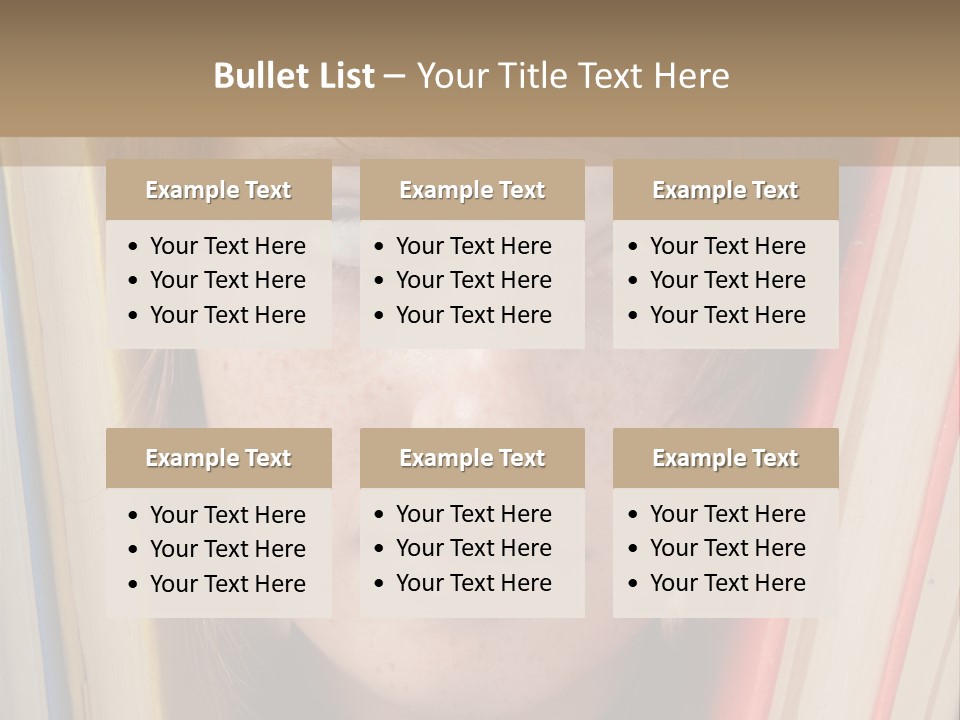 Face Lesson Living PowerPoint Template