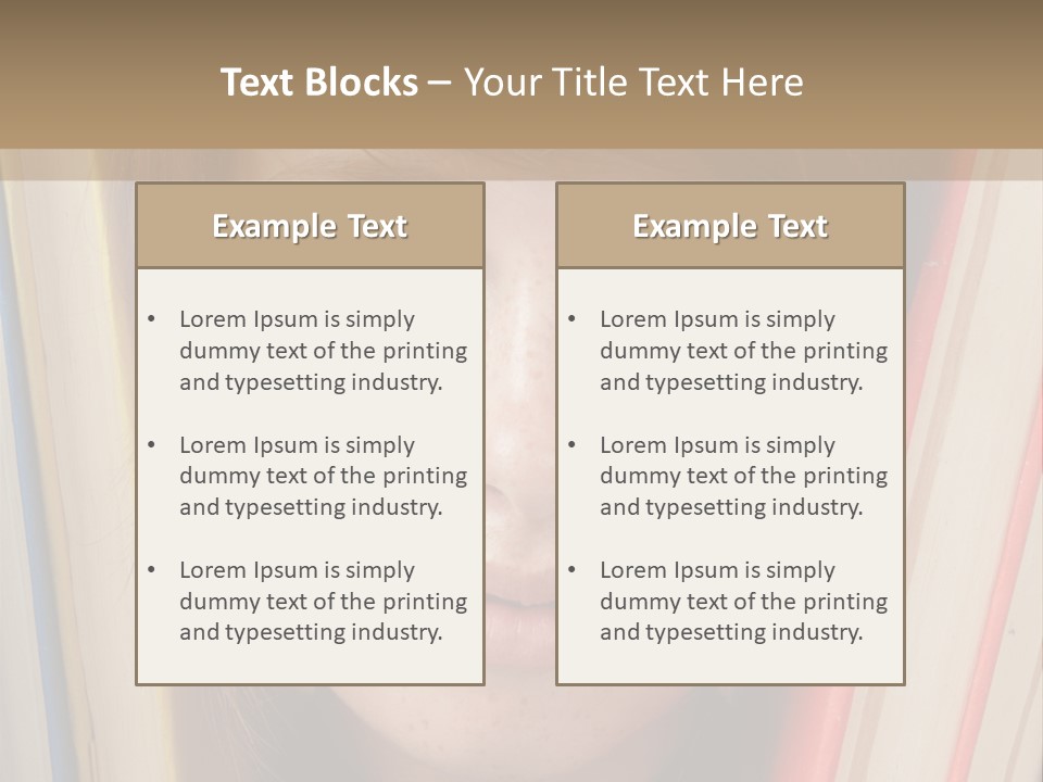 Face Lesson Living PowerPoint Template