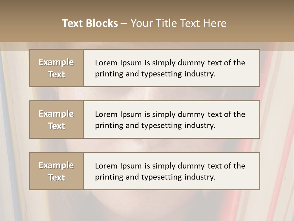 Face Lesson Living PowerPoint Template