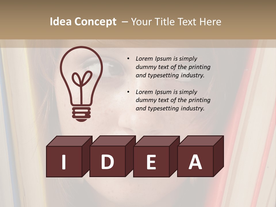 Face Lesson Living PowerPoint Template