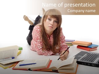 Think Scholar Lesson PowerPoint Template