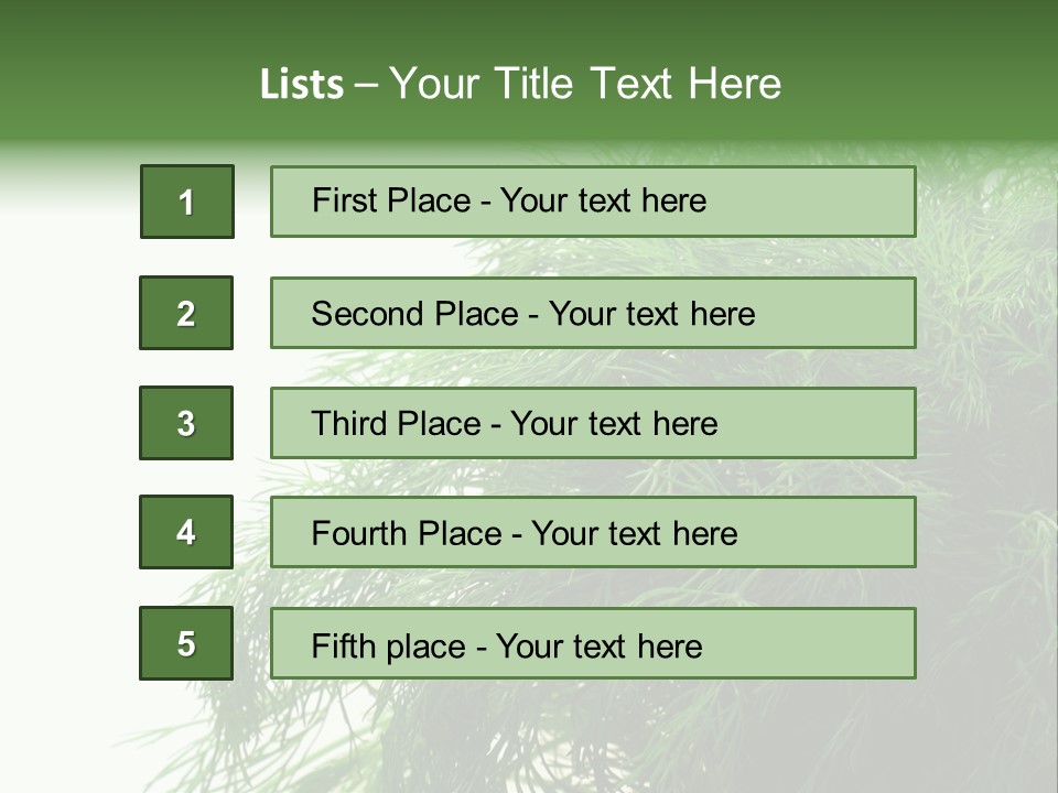 Freshness Health Care Organic PowerPoint Template