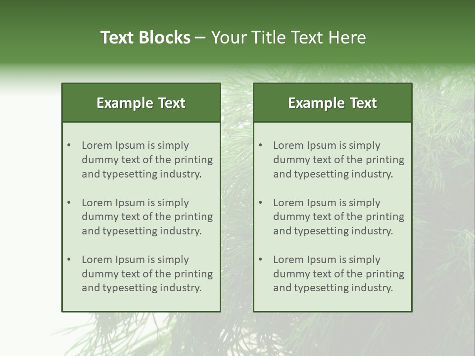 Freshness Health Care Organic PowerPoint Template