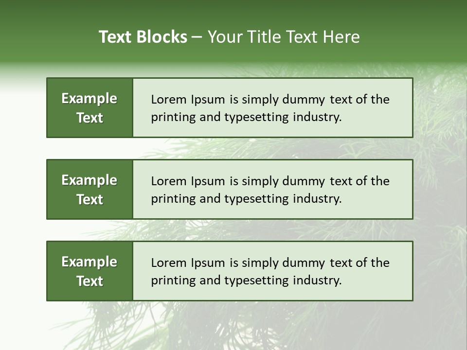Freshness Health Care Organic PowerPoint Template
