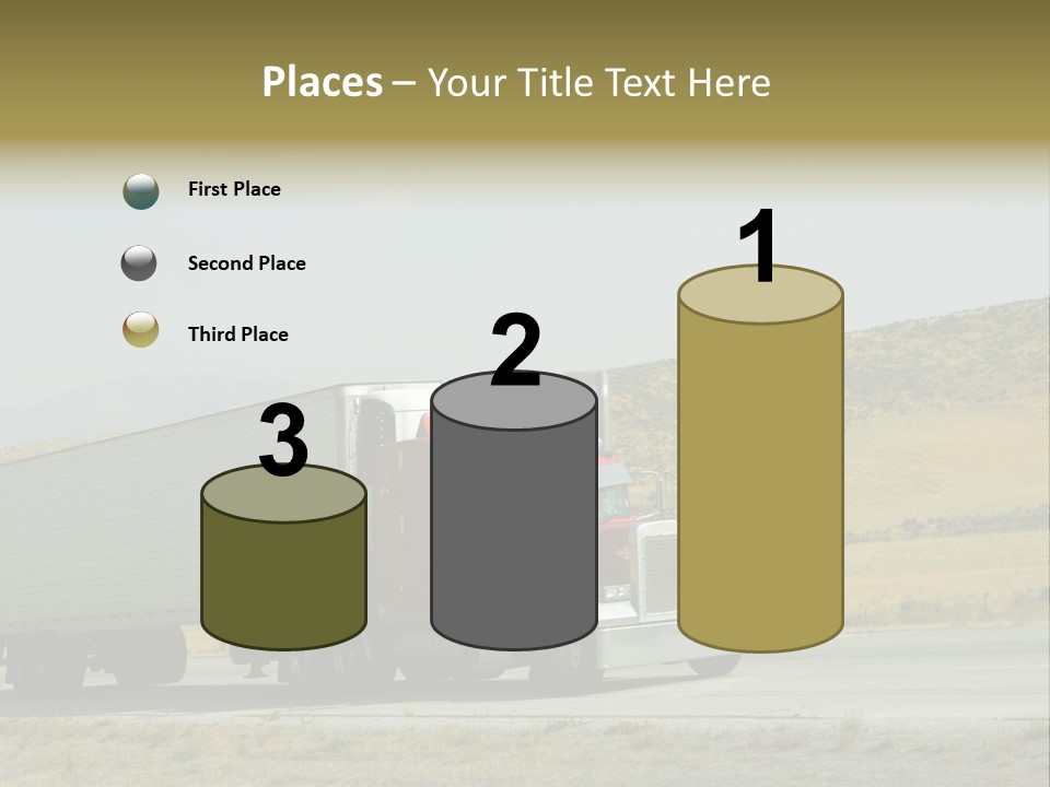 Pass Asphalt Hauler PowerPoint Template