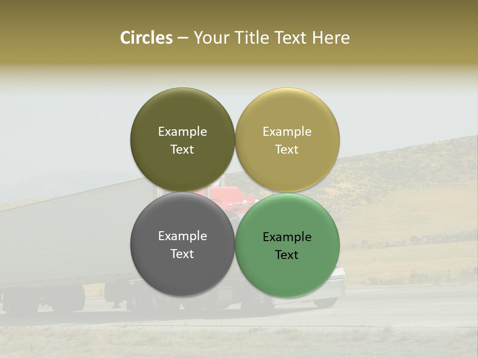 Pass Asphalt Hauler PowerPoint Template