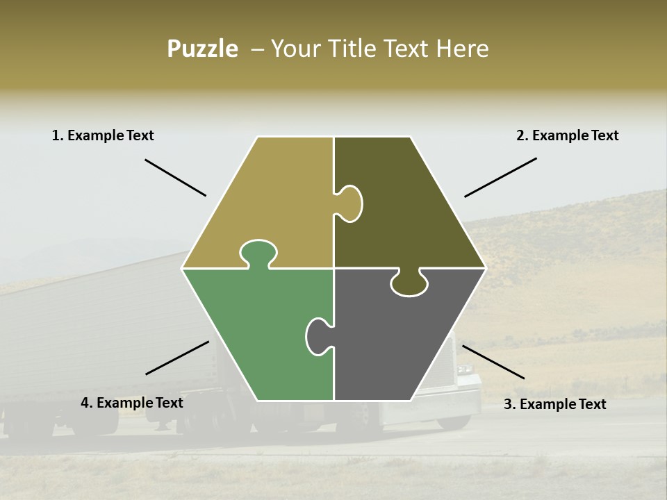 Pass Asphalt Hauler PowerPoint Template