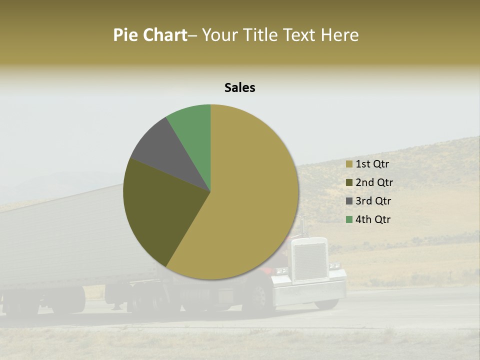 Pass Asphalt Hauler PowerPoint Template