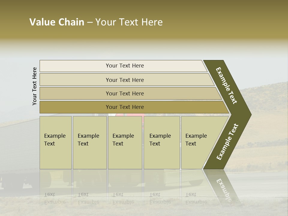 Pass Asphalt Hauler PowerPoint Template