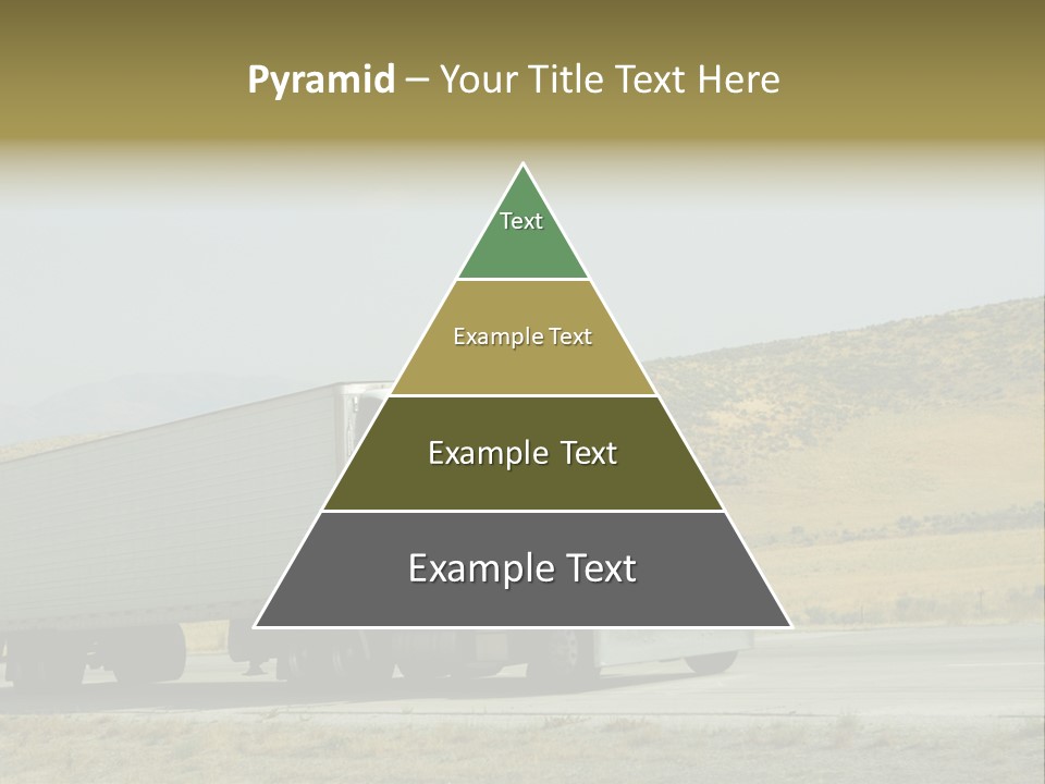 Pass Asphalt Hauler PowerPoint Template