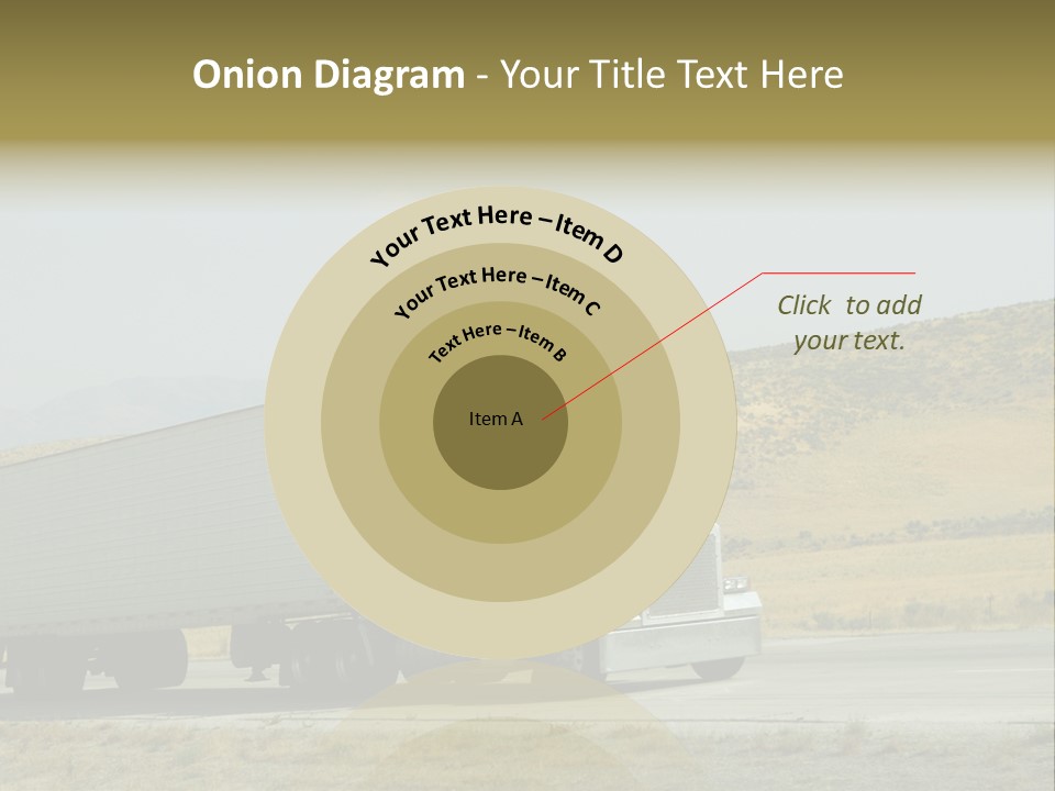 Pass Asphalt Hauler PowerPoint Template