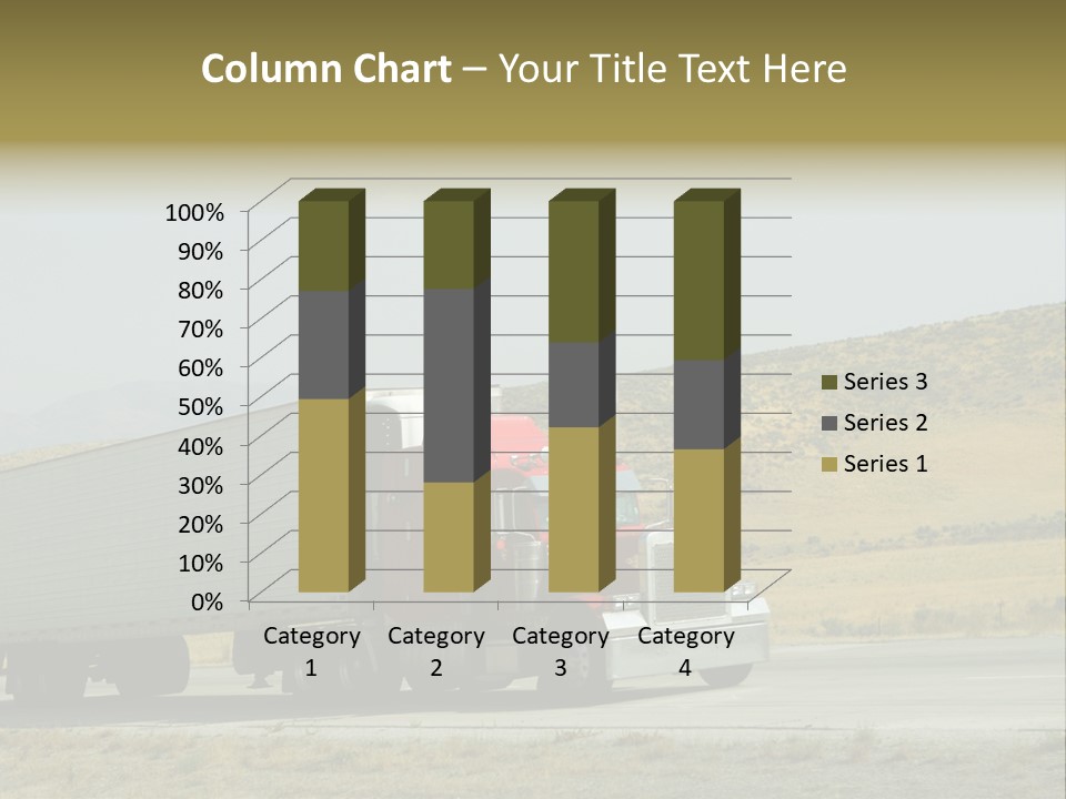 Pass Asphalt Hauler PowerPoint Template
